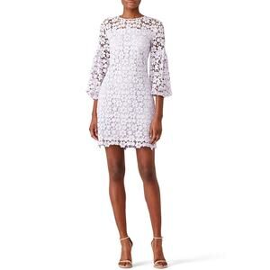Shoshanna Vina Lavender Lace Sheath Mini Dress Size 4